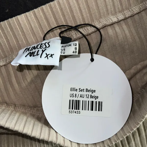 Princess Polly Ellie Skirt in Beige Size 8 New with tag - Image 11