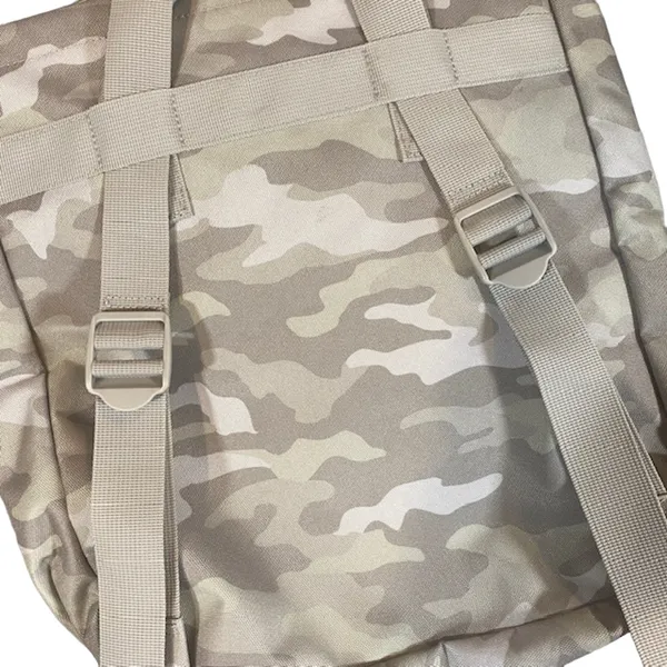 VS Pink Gray Camouflage Convertible Tote School Gym Backpack Women - Image 8