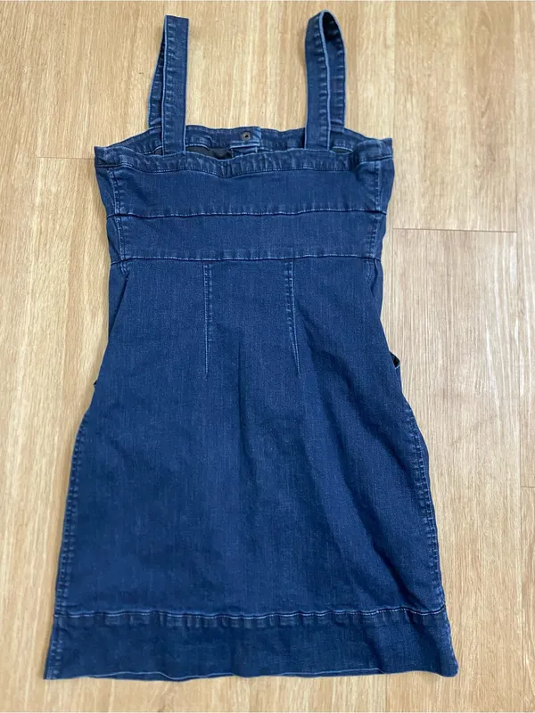 Genetic Denim Indigo Button-Front Denim Sundress - Image 4