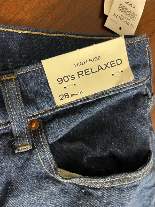 Abercrombie & Fitch Dark Blue Bootcut Jeans - Image 3
