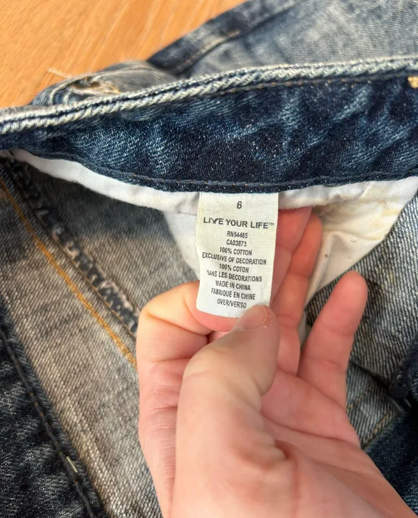 American Eagle Vintage jean skirt size 6 - Image 7