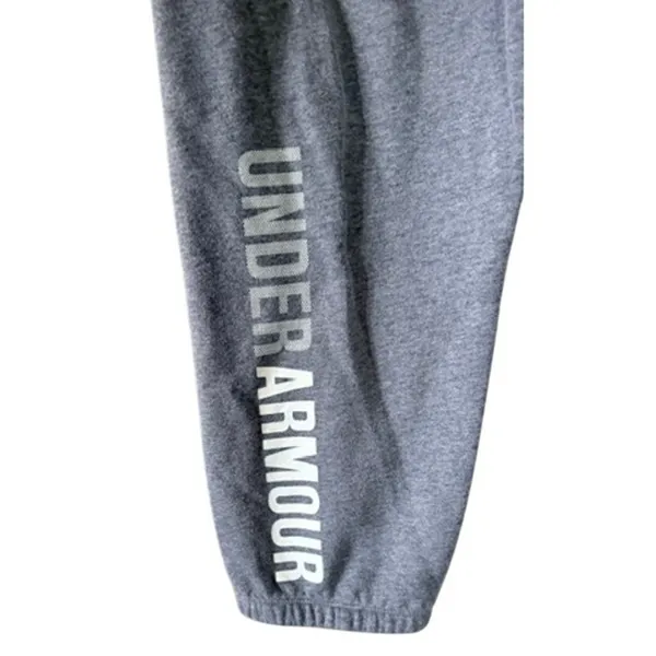 Under Armour Gray Loose Fit Jogger Sweatpants Women's XL Logo - Image 3