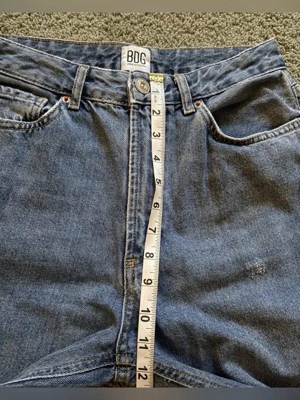 BDG Urban Outfitters Mom High Rise Jeans Womens Size 28 Denim 100% Cotton 90s - Image 6
