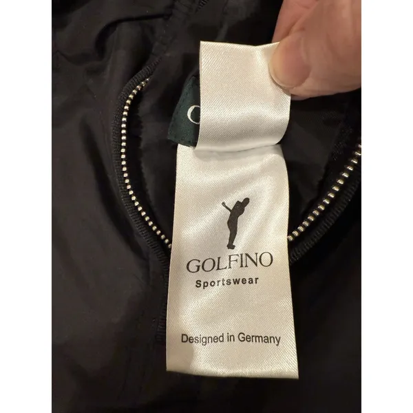 Golfino Women's reversible Quilted Vest Plaid Black 12 Preppy Athleisure Golf - Image 11