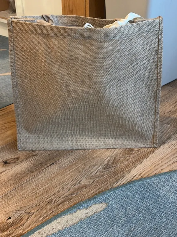New and custom made "E" Bridesmaid tote bag Brown - Image 3