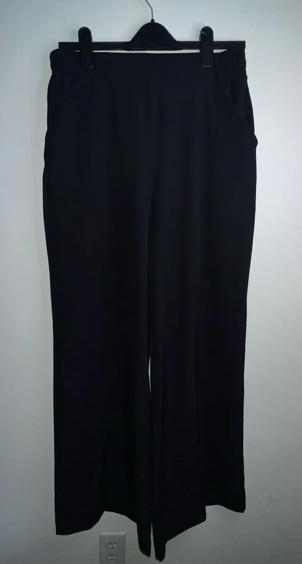 Fabletics Black Wide-Leg‎ Jumpsuit-Style Pants - Image 3