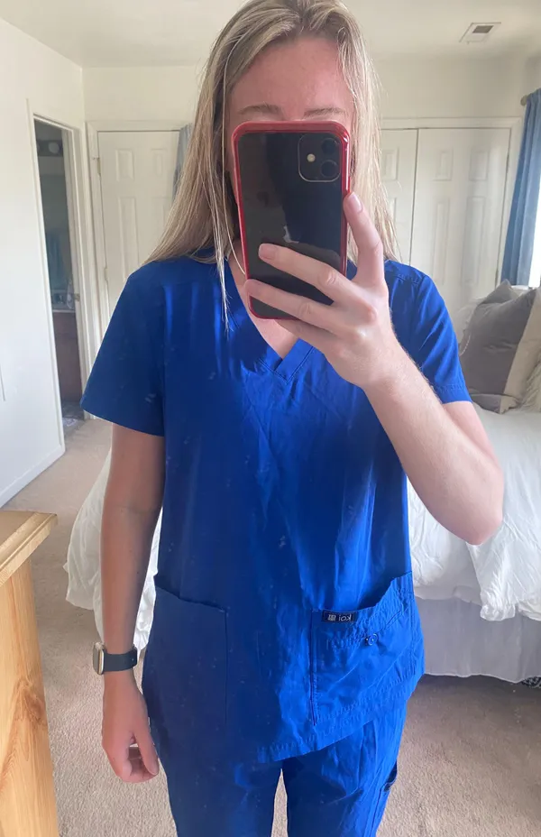 Koi Blue Scrubs - Image 2