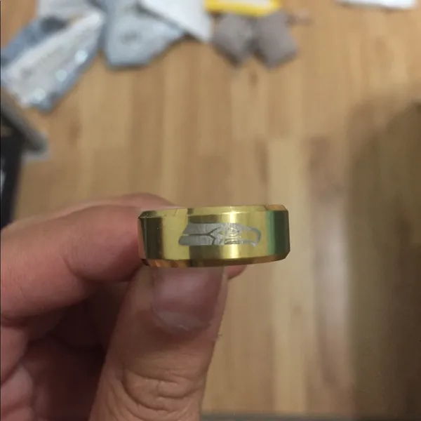 Seattle Seahawks Gold Ring - Image 2