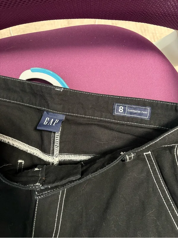 Gap Mid Rise Loose Carpenter Pants - Image 6