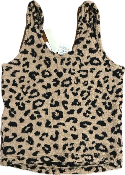 NWT Victoria’s Secret PINK Fuzzy Leopard Print Tank Top - Image 4