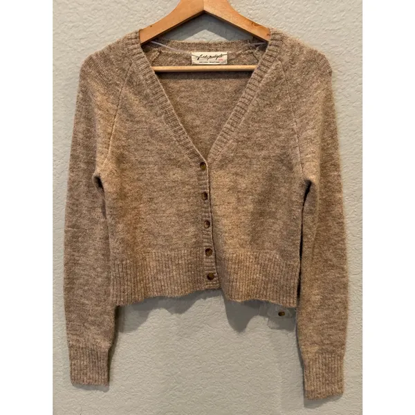 Free People School Girl Crop Softspun Cardigan Size XS - Image 11