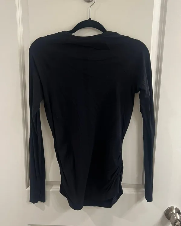 Athleta Long Sleeve Black - Image 2