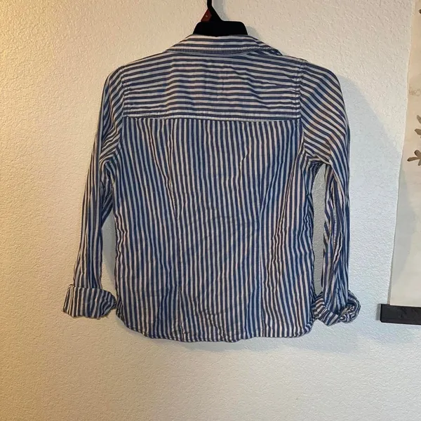 Abercrombie & Fitch Preppy Vintage Y2K Striped Long Sleeve - Image 5