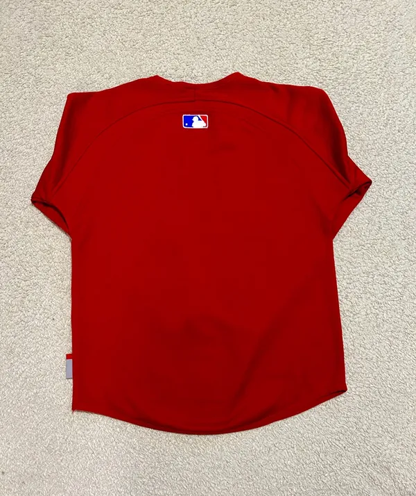 Philadelphia Phillies Majestic Therma Base Thermal Fleece Sweater, Med - Image 5