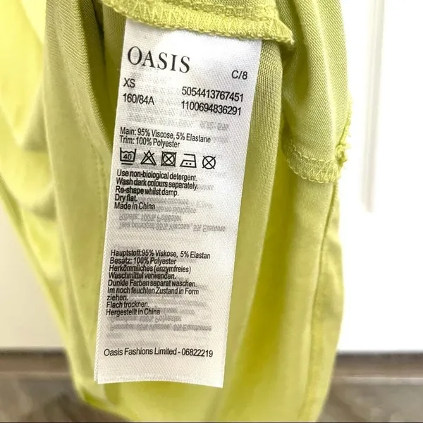 Oasis greenish yellow tank top - Image 7