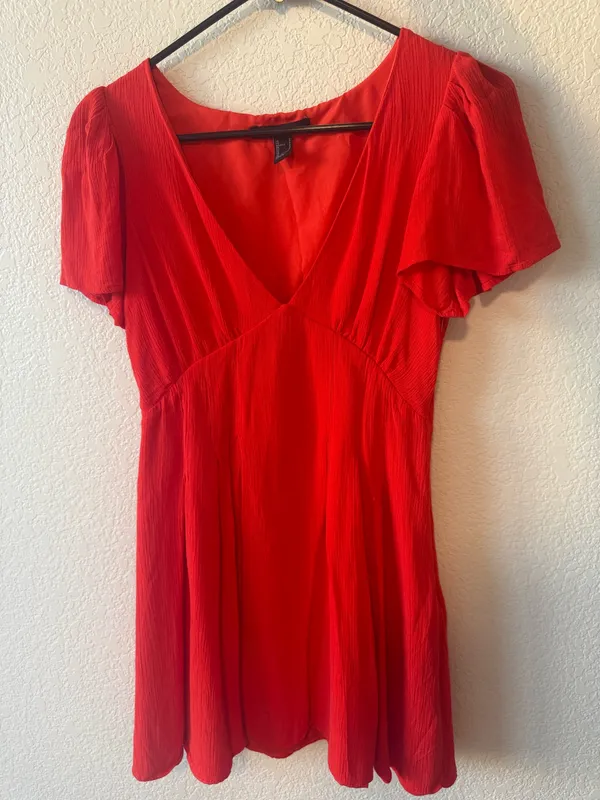 Red Mini Dress Forever 21 - Image 3