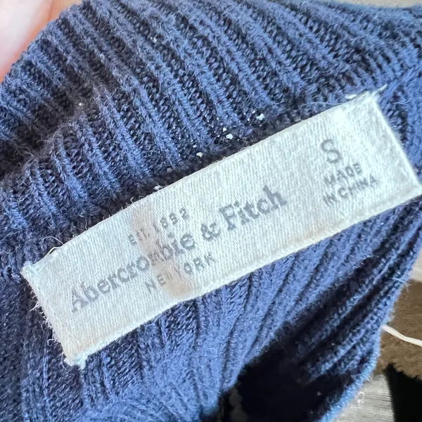 Abercrombie & Fitch Striped Ribbed Tank Top‎ Soft Girl Coquette Retro Cute Small - Image 3