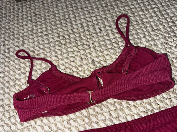 Hollister Maroon Bikini Set - Image 5