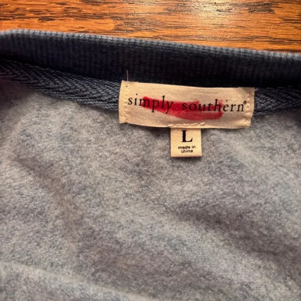 Simply Southern Crewneck Women’s Sweatshirt Western‎ Barbie Size Large - Image 5