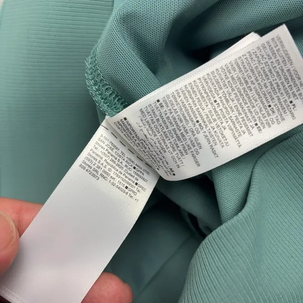 Athleta Venice Pants Womens XL Teal Green High Rise Wide Leg Stretch Pull On - Image 10