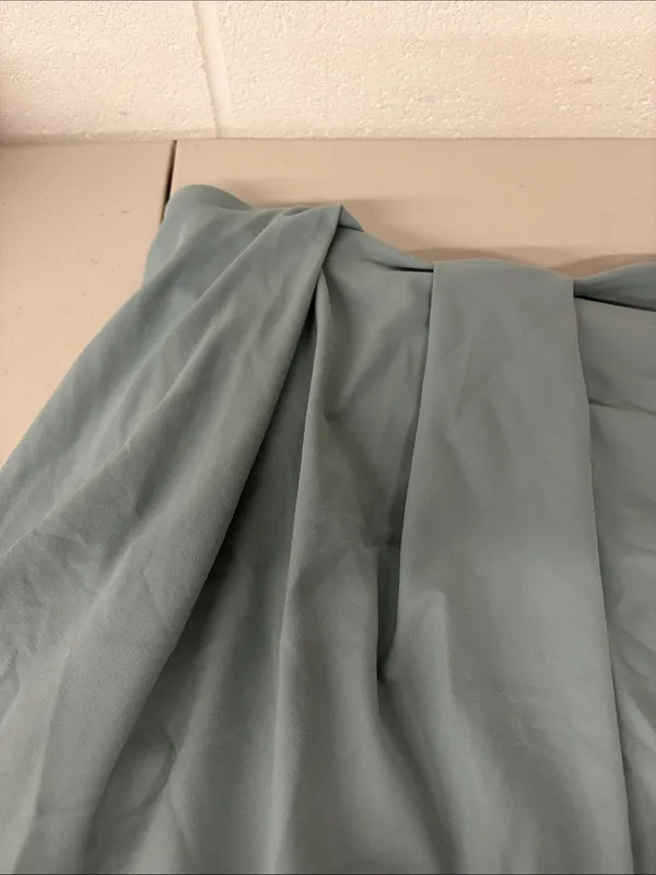 NEW NWT SZ S celadon green blue Susana Monaco pleated classy ruffle Tube Top - Image 3