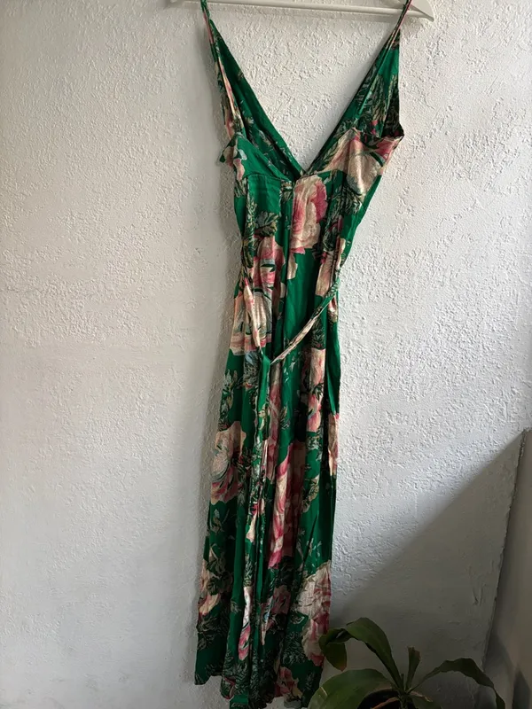 Free PeopleGreen Floral jumpsuit - Image 2