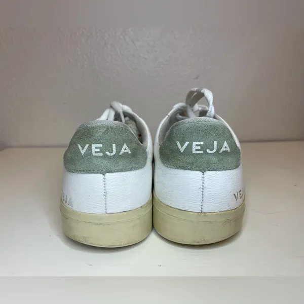 Veja Women’s‎ Esplar Leather White Clay Sneakers Size 10 - Image 5