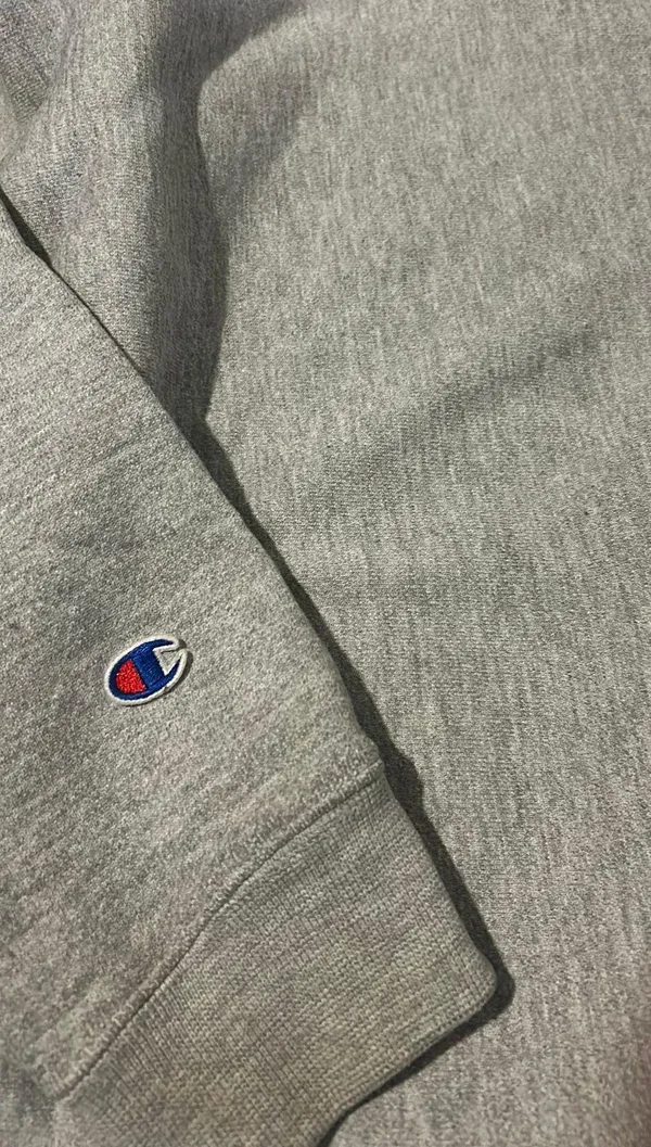 Champion Gray  Hoodie - Image 7