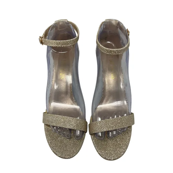 Women’s Dream Pairs Glitter Gold Formal Evening Prom Wedding Heels 8 - Image 4