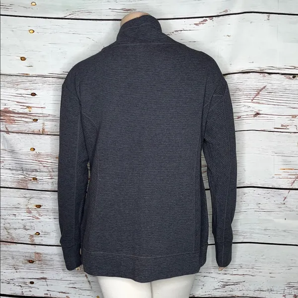 Kirkland Signature NWT Size XL Dark Gray Mock Neck Pullover Sweatshirt Top - Image 4