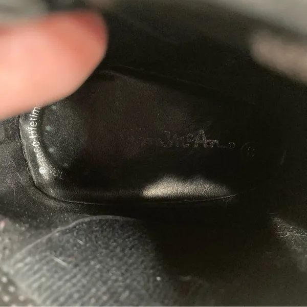 Thom McAn leather Y2K boots size 8‎ Black - Image 8