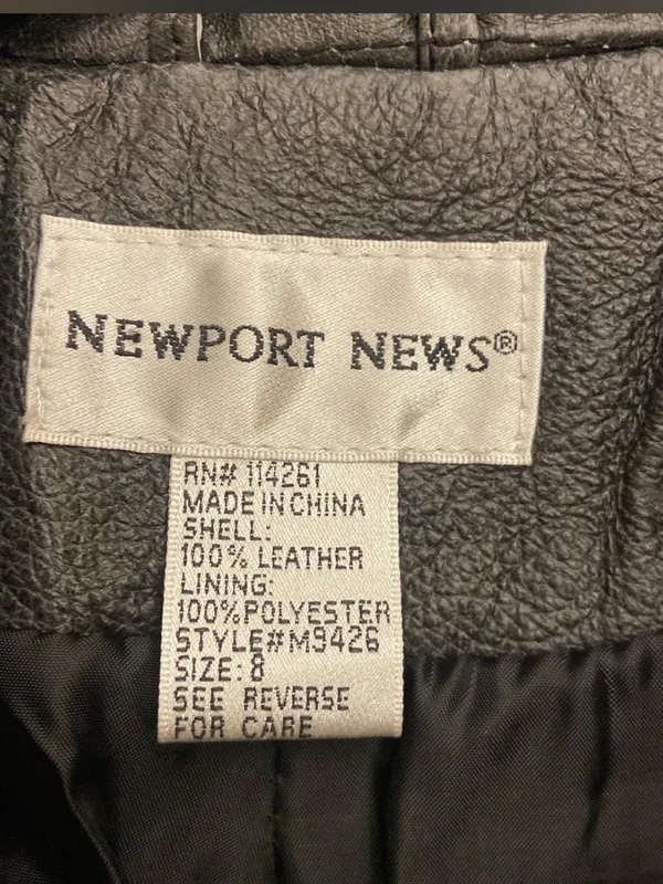 90s leather pirate coat Black Size 8 - Image 3