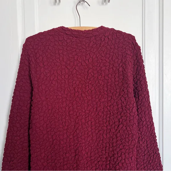 Hyacinth House • Tuckernuck Maroon Textured Madison Maxi Dress midi stretch knit - Image 15