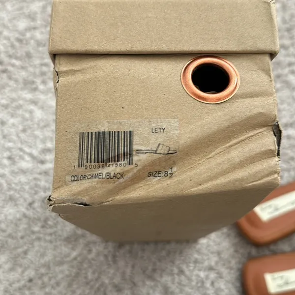 NIB Vintage Havana Lety Slides Sz 8.5 - Image 5