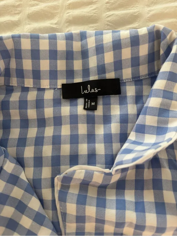 Lulu’s Gingham Pajama Set - Image 3