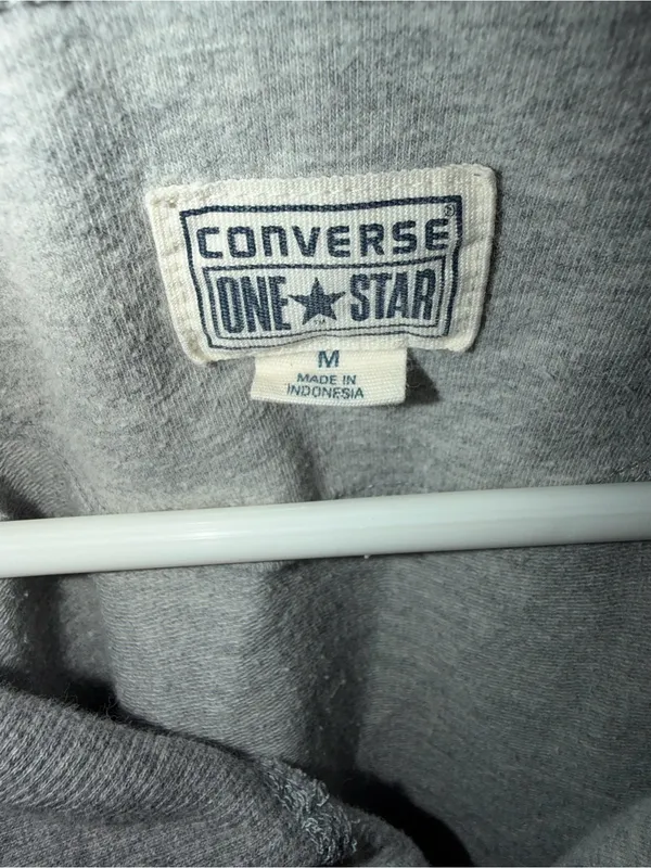 Converse One Star Half 3/4 sleeve pullover sweatshirt ft. Winnie the Pooh/Piglet - Image 5