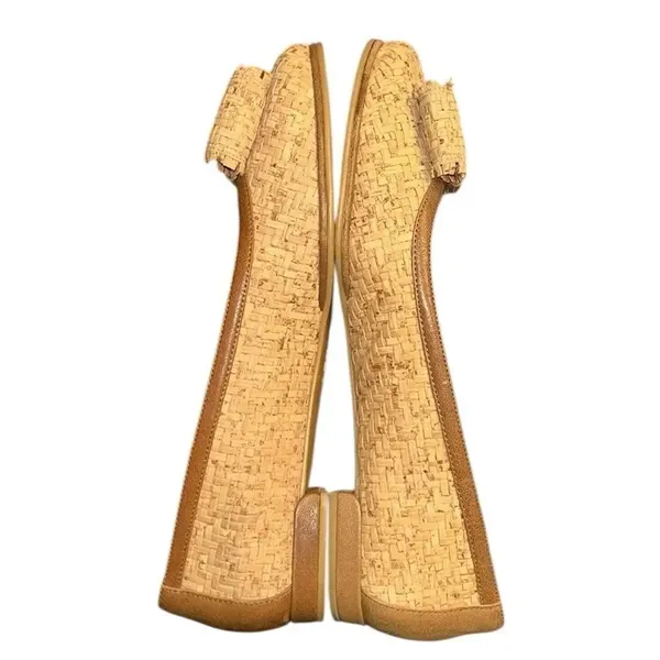 Stuart Weitzman Tan Candy Cork Flat Shoes(6.5M) - Image 2