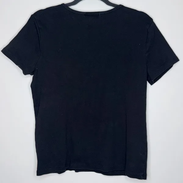 Lauren Ralph Lauren Womens Size XL Black Short Sleeve T-Shirt - Image 4