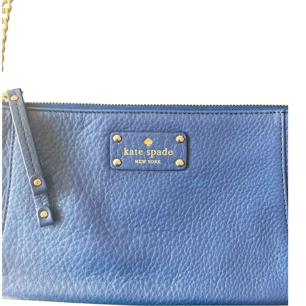 Kate Spade Navy Shoulder Bag with Chain Strap - Image 5