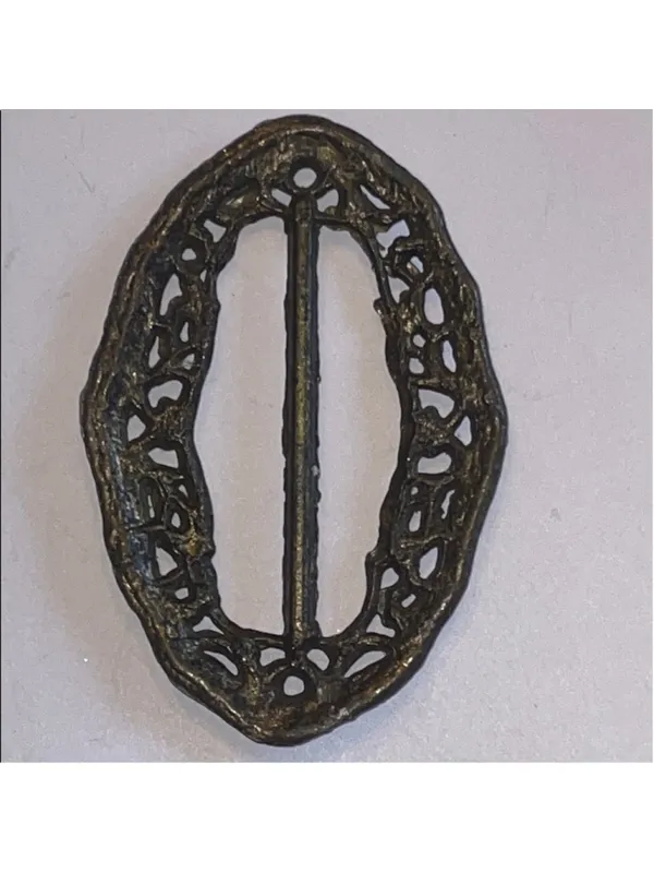 Vintage Ornate Metal Belt Buckle - Image 4