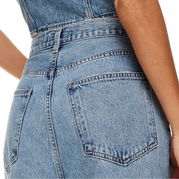 Agolde Valeria High Rise‎ Loose Baggy Jeans Temor Wash 24 - Image 5