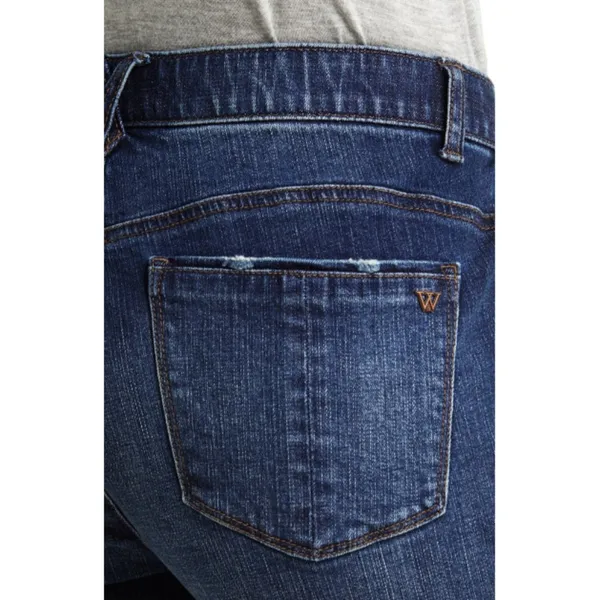 Nordstrom Wit & Wisdom Gemma 'Ab'Solution Distressed Girlfriend Jeans Boyfriend Shapewear - Image 4