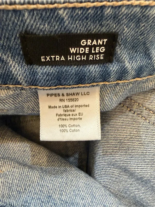 Veronica Beard Grant High-Rise Wide-Leg Jeans - Image 4