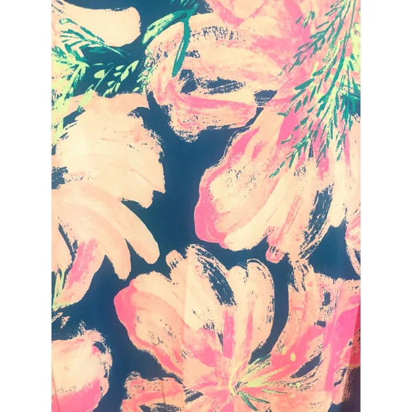 Lilly Pulitzer Sophie Dress Womens M Pink Blue Floral Excellent UPF 50+ Shift - Image 11