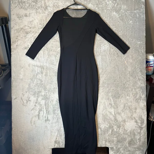 Marcella Women's Black Roxanne Long Sleeve Ponte Gown‎ Size XS - Image 8
