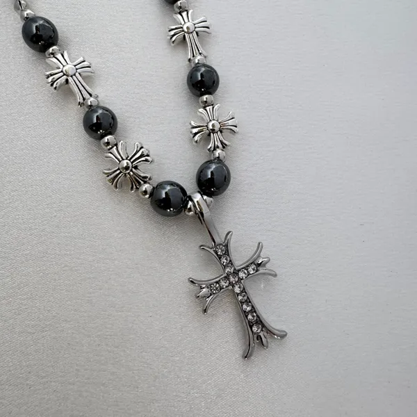 Cross Pendant Necklace for Men Women,Streetwear Punk Hip Hop Unisex Style - Image 2