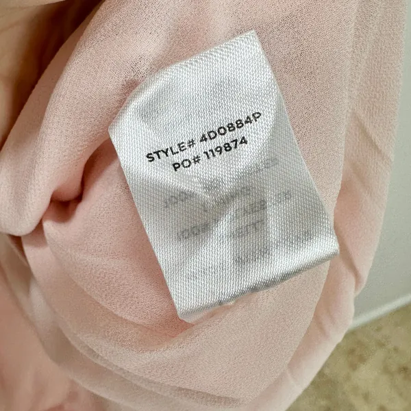 Lulus Dreaming Elegance Blush Pink Satin One Shoulder Maxi Dress Formal 1X NWT - Image 8