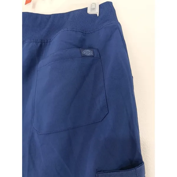 Dickies Women’s Scrub Pants Blue Straight Leg Medical Uniform Nurse Size M - Image 12