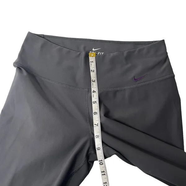 Nike‎ Dri-Fit Women's Size Small Grey Cropped Wide Leg Pants - Image 7