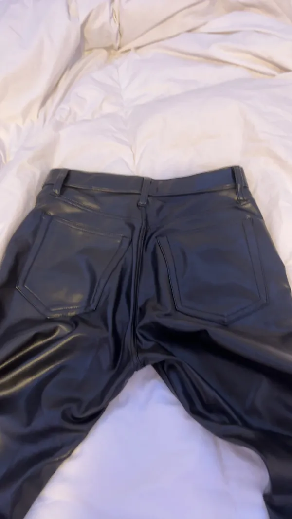 Abercrombie and Fitch leather pants - Image 4